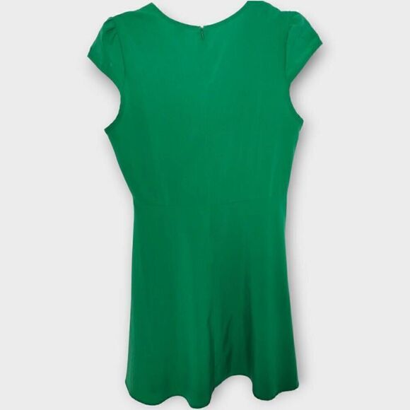 Lulus Womens Dress Sz Medium Kelly Green Mini Coquette Cottagecore Fairycore - Picture 10 of 11